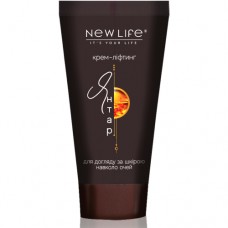 New-Life Крем-ліфтинг Бурштин навколо очей 30 ml із янтарною кислотою. Інтенсивний. Зволожує та глибоко живить шкіру
